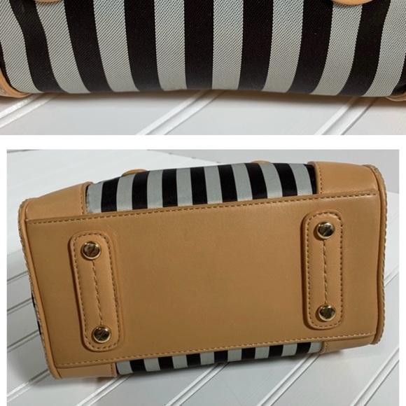 Henri Bendel Striped Mini Bag w/ Crossbody Strap - Picture 7 of 9